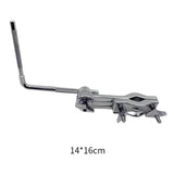 Maxbell Drum Cowbell Clamp Drum Set Adjustable Metal Cowbell Percussion L Rod Holder
