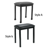 Maxbell Piano Stool with Iron Legs Keyboard Bench for Electronic Piano Pipa Practice Style A