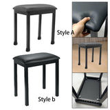 Maxbell Piano Stool with Iron Legs Keyboard Bench for Electronic Piano Pipa Practice Style A