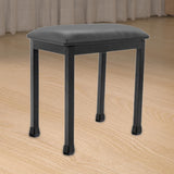 Maxbell Piano Stool with Iron Legs Keyboard Bench for Electronic Piano Pipa Practice Style A