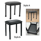 Maxbell Piano Stool with Iron Legs Keyboard Bench for Electronic Piano Pipa Practice Style A