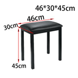 Maxbell Piano Stool with Iron Legs Keyboard Bench for Electronic Piano Pipa Practice Style B