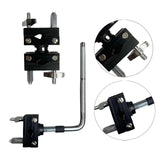 Maxbell Cymbal Extension Mount Clip Percussion Instrument Supplies Sturdy Drum Clamp Bilateral