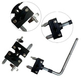 Maxbell Cymbal Extension Mount Clip Percussion Instrument Supplies Sturdy Drum Clamp Bilateral