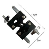 Maxbell Cymbal Extension Mount Clip Percussion Instrument Supplies Sturdy Drum Clamp Bilateral
