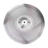 Maxbell Drum Cymbal Sturdy Drum Accessories Low Volume Practice Cymbal for Beginners 14inch