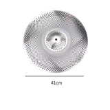 Maxbell Drum Cymbal Sturdy Drum Accessories Low Volume Practice Cymbal for Beginners 16inch