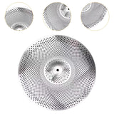 Maxbell Drum Cymbal Sturdy Drum Accessories Low Volume Practice Cymbal for Beginners 16inch
