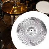 Maxbell Drum Cymbal Sturdy Drum Accessories Low Volume Practice Cymbal for Beginners 18inch