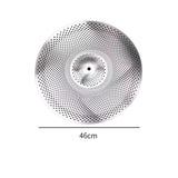 Maxbell Drum Cymbal Sturdy Drum Accessories Low Volume Practice Cymbal for Beginners 18inch