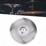 Maxbell Maxbell Drum Cymbal Sturdy Drum Accessories Low Volume Practice Cymbal for Beginners 20inch