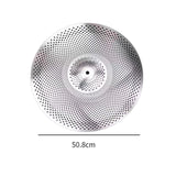 Maxbell Maxbell Drum Cymbal Sturdy Drum Accessories Low Volume Practice Cymbal for Beginners 20inch