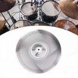 Maxbell Maxbell Drum Cymbal Sturdy Drum Accessories Low Volume Practice Cymbal for Beginners 20inch