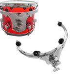 Maxbell Tom Drum Percussion Mount Drum Suspension Bracket for Instrument Accessories 12inch
