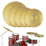 Maxbell 5x Drum Cymbal Replacement Part Alloy Cymbal for Drummer Music Room Drum Set