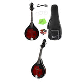 Maxbell Mandolin Musical Instrument 8 String Acoustic Mandolin for Beginner Children Set