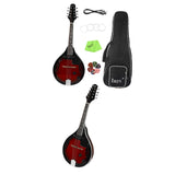 Maxbell Mandolin Musical Instrument 8 String Acoustic Mandolin for Beginner Children Set