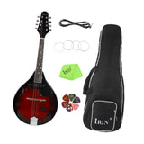 Maxbell Mandolin Musical Instrument 8 String Acoustic Mandolin for Beginner Children Set