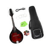 Maxbell Mandolin Musical Instrument 8 String Acoustic Mandolin for Beginner Children Set