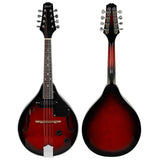 Maxbell Mandolin Musical Instrument 8 String Acoustic Mandolin for Beginner Children Set