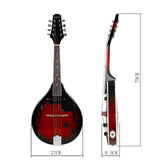 Maxbell Mandolin Musical Instrument 8 String Acoustic Mandolin for Beginner Children Only Mandolin