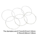 Maxbell 6 Set Guitar Strings Nylon Guitar Strings for Folk Guitar Players Performers