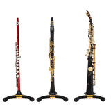 Maxbell Sax Tripod Holder Portable Foldable Flute Stand Musical Instruments Supplies