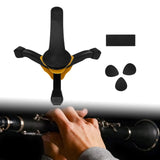 Maxbell Sax Tripod Holder Portable Foldable Flute Stand Musical Instruments Supplies