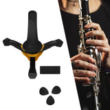 Maxbell Sax Tripod Holder Portable Foldable Flute Stand Musical Instruments Supplies