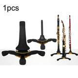 Maxbell Sax Tripod Holder Portable Foldable Flute Stand Musical Instruments Supplies