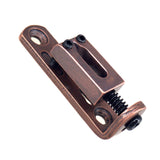 Maxbell 6Pcs Electric Guitar Tremolo Saddles Bridge with Spring Screws Wrench 41.5mm Bronze