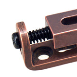 Maxbell 6Pcs Electric Guitar Tremolo Saddles Bridge with Spring Screws Wrench 41.5mm Bronze