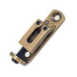 Maxbell 6Pcs Electric Guitar Tremolo Saddles Bridge with Spring Screws Wrench 41.5mm Copper
