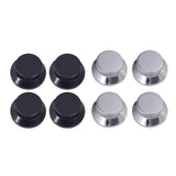 Maxbell 4 Pieces Volume Control Knob Guitar Knobs for Bass Electric Guitar Accessory Silver