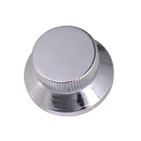 Maxbell 4 Pieces Volume Control Knob Guitar Knobs for Bass Electric Guitar Accessory Silver