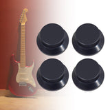 Maxbell 4 Pieces Volume Control Knob Guitar Knobs for Bass Electric Guitar Accessory Black