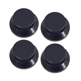 Maxbell 4 Pieces Volume Control Knob Guitar Knobs for Bass Electric Guitar Accessory Black