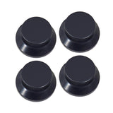 Maxbell 4 Pieces Volume Control Knob Guitar Knobs for Bass Electric Guitar Accessory Black