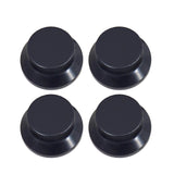 Maxbell 4 Pieces Volume Control Knob Guitar Knobs for Bass Electric Guitar Accessory Black