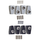 Maxbell 4 Pieces Guitar String Lock Professional for Instrument Electric Guitar Accs Argent