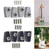 Maxbell 4 Pieces Guitar String Lock Professional for Instrument Electric Guitar Accs Argent
