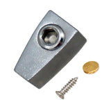 Maxbell 4 Pieces Guitar String Lock Professional for Instrument Electric Guitar Accs Argent