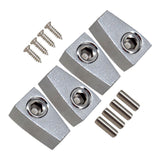 Maxbell 4 Pieces Guitar String Lock Professional for Instrument Electric Guitar Accs Argent