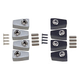 Maxbell 4 Pieces Guitar String Lock Professional for Instrument Electric Guitar Accs Argent