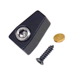Maxbell 4 Pieces Guitar String Lock Professional for Instrument Electric Guitar Accs Black