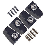 Maxbell 4 Pieces Guitar String Lock Professional for Instrument Electric Guitar Accs Black