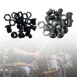 Maxbell 10x Air Vent with Gaskets Set 1/2" Percussion Accessories Gear Drum Strainer silvery