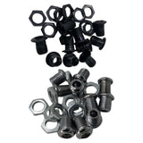 Maxbell 10x Air Vent with Gaskets Set 1/2" Percussion Accessories Gear Drum Strainer silvery