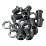 Maxbell 10x Air Vent with Gaskets Set 1/2" Percussion Accessories Gear Drum Strainer silvery
