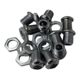 Maxbell 10x Air Vent with Gaskets Set 1/2" Percussion Accessories Gear Drum Strainer silvery